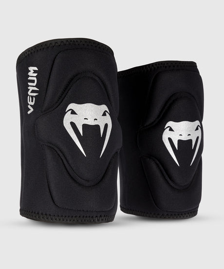 Venum Kontact Gel Knieschoner – Schwarz/Silber