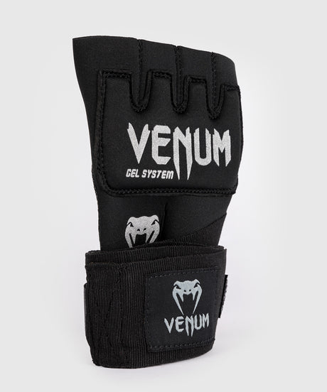 Venum Kontact Innenhandschuhe – Gel Quick Wraps Schwarz/Silber