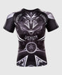 Venum Rashguard Gladiator 3.0 Kurzarm – Schwarz/Grau/Weiss
