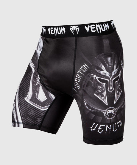 Venum Compression Shorts Gladiator 3.0 - Schwarz/Grau/Weiss
