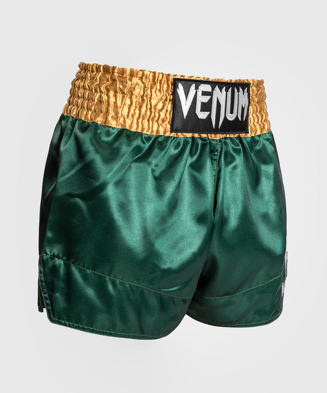 Venum Muay Thai Shorts Classic 2.0 - Grün/Gold/Weiss