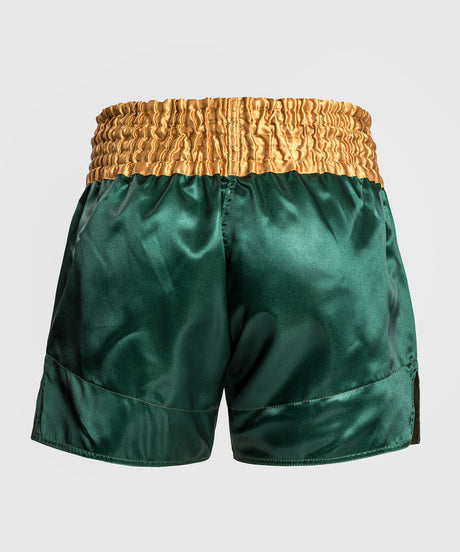Venum Muay Thai Shorts Classic 2.0 - Grün/Gold/Weiss
