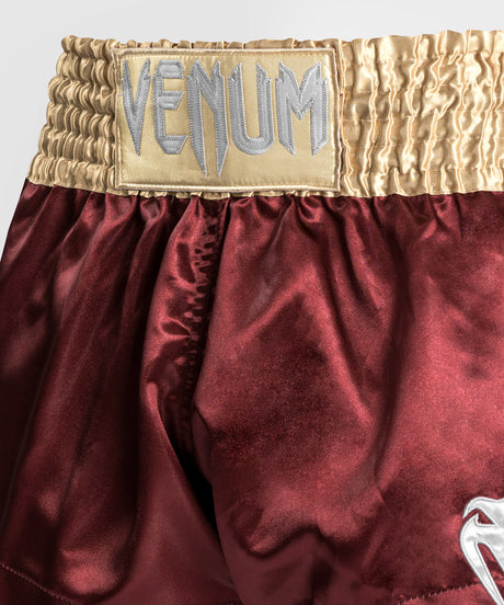 Venum Muay Thai Shorts Classic 2.0 - Rot/Gold/Weiss