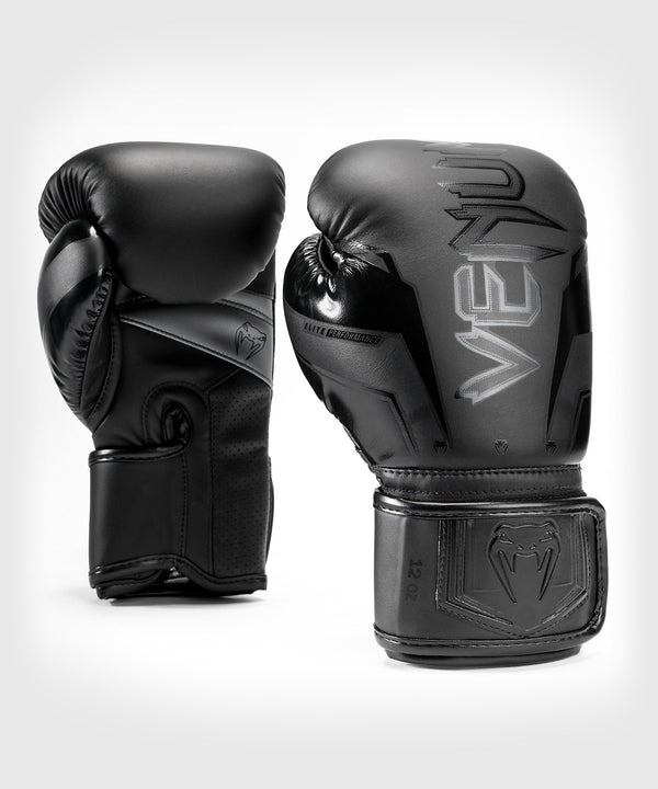 Venum Boxhandschuhe Elite Evo - Schwarz/Schwarz
