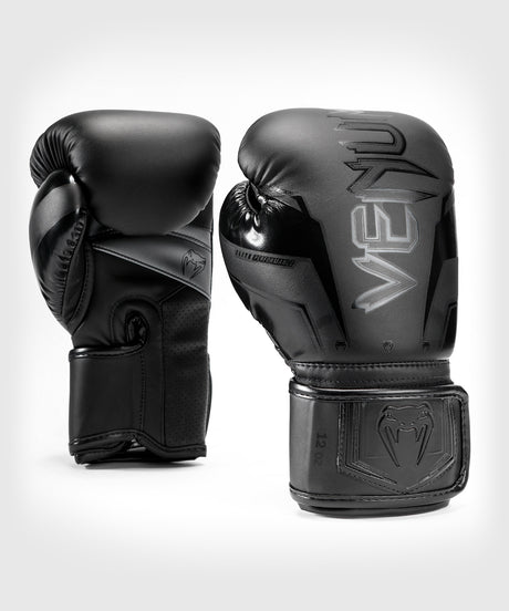 Venum Boxhandschuhe Elite Evo - Schwarz/Schwarz
