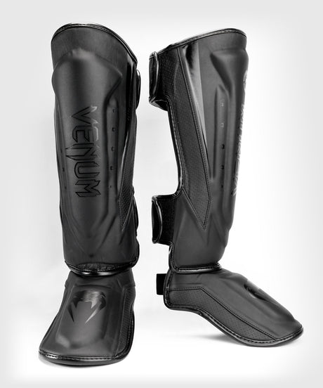 Venum Schienbeinschoner Elite Evo - Schwarz/Schwarz