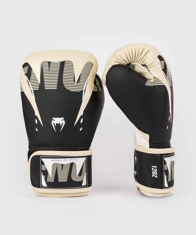 Venum Boxhandschuhe Adrenaline – Schwarz/Elfenbein
