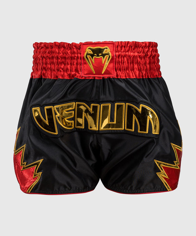 Venum Muay Thai Shorts Inferno – Schwarz/Rot/Gold