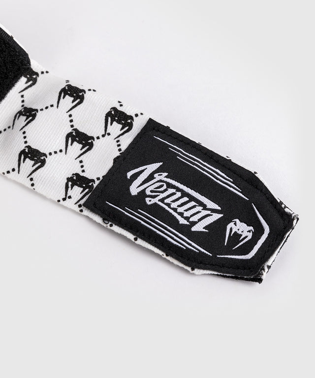 Venum Boxbandagen Monogramm – Weiss/Schwarz