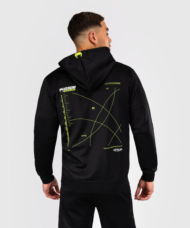 Venum Training Camp 4.0 Full-Zip Hoodie – Schwarz/Neongrün