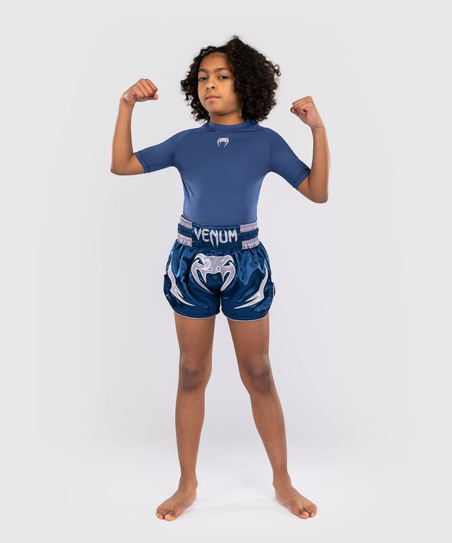 Venum Muay Thai Shorts Inferno Kinder - Blau