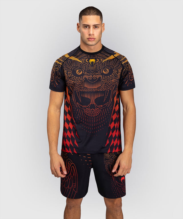 Venum Dry-Tech T-Shirt Quetzal Fury – Schwarz/Rot