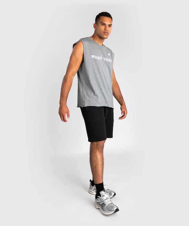 Venum Ärmelloses T-Shirt Muay Thai – Grau