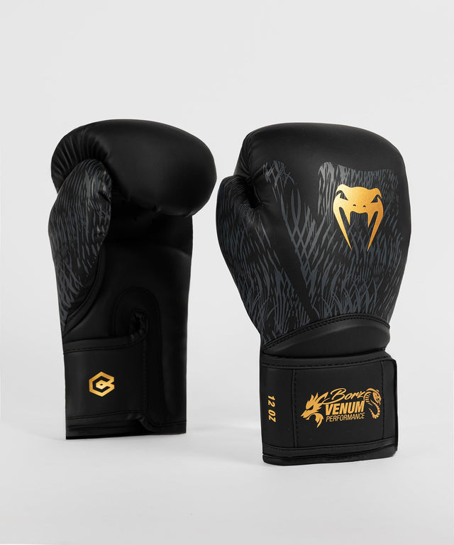 Venum x Chimaev Boxhandschuhe – Schwarz/Gold