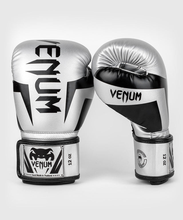 Venum Boxhandschuhe Elite - Silber/Schwarz