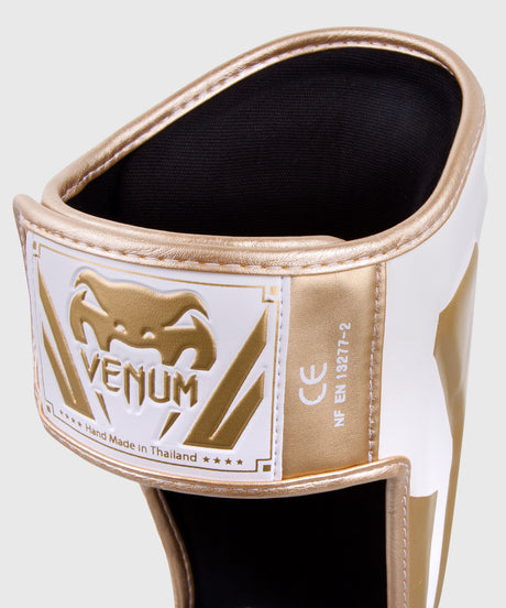 Venum Schienbeinschoner Elite - Weiss/Gold