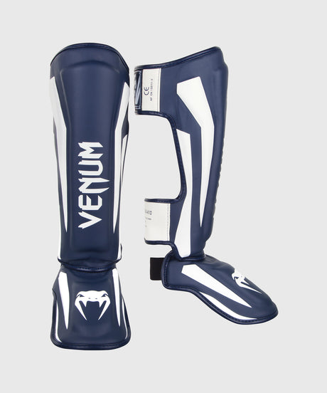 Venum Schienbeinschoner Elite - Navy Blau/Weiss
