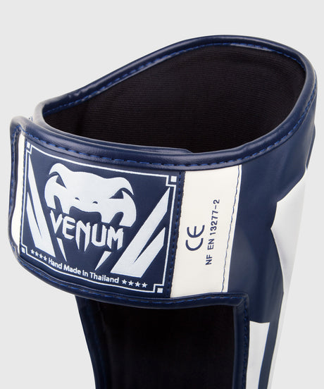 Venum Schienbeinschoner Elite - Navy Blau/Weiss