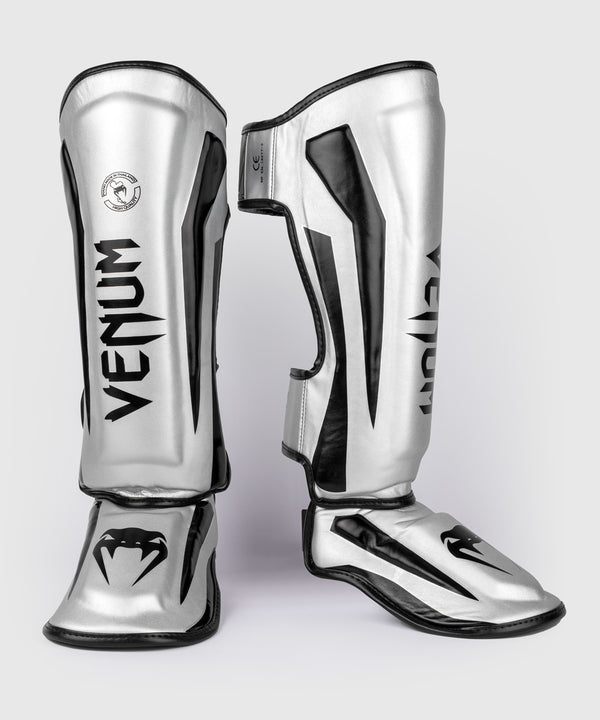 Venum Schienbeinschoner Elite - Silber/Schwarz