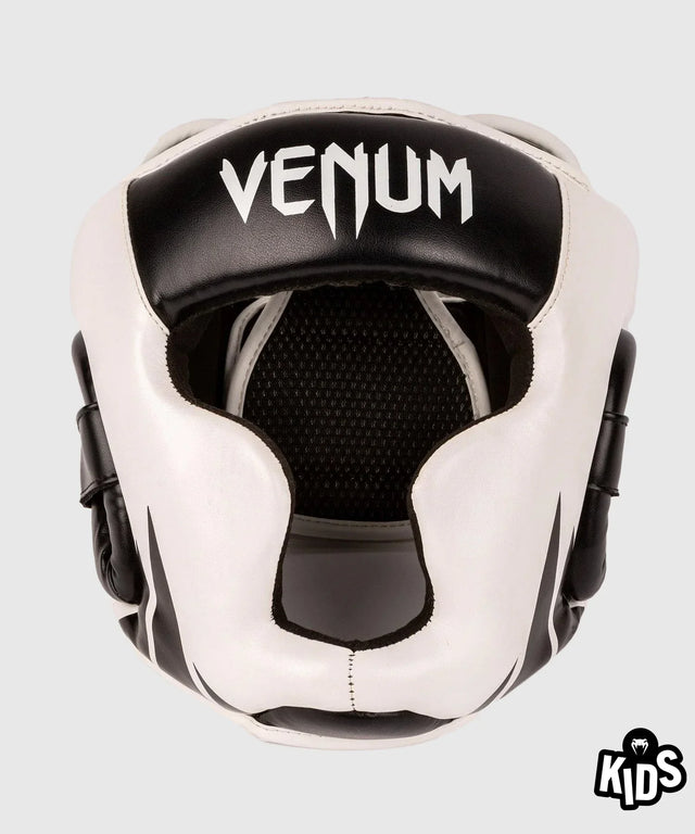 Venum Challenger Kinder-Kopfschutz – Schwarz/Weiss