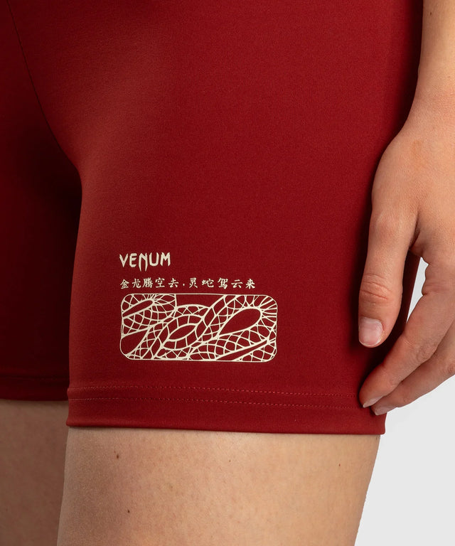 Venum Damen Shorts Serpenti - Burgundy