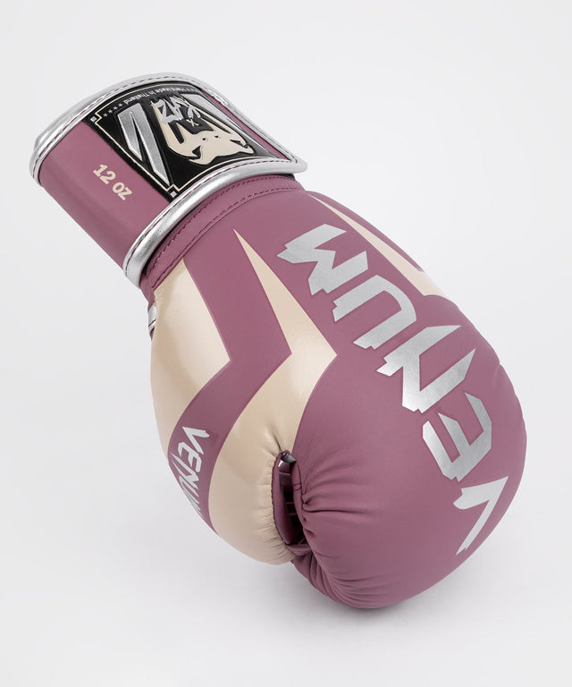 Venum Boxhandschuhe x Kaz - Dunkelorchidee/Silber