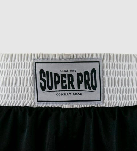 Super Pro Boxhosen Club - Schwarz/Weiss - The Fight Company Deutschland