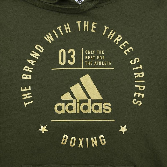 Adidas Hoodie Community Boxing - Grün/Gold