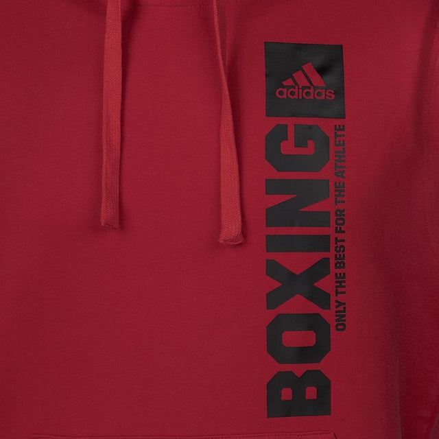 Adidas Hoodie Ärmellos Boxing - Rot/Schwarz