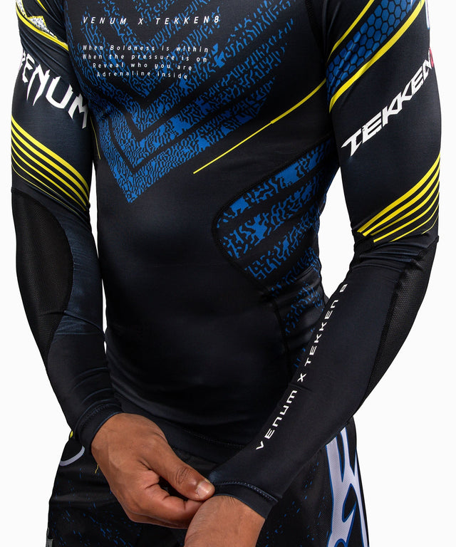 Venum Rashguard TEKKEN 8 King - Schwarz/Gelb - Foto 7