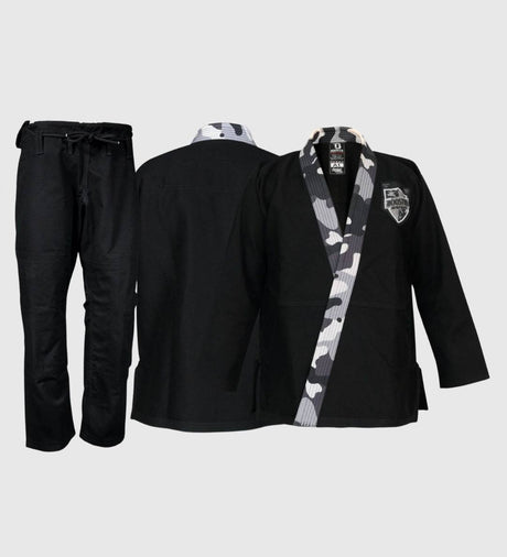Booster BJJ Gi Pro Shield V2 - Schwarz/Camo - The Fight Company Deutschland
