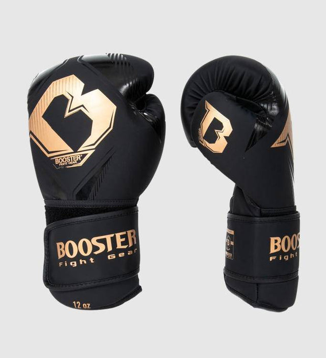 Booster Boxhandschuhe Bangkok - Schwarz/Gold - The Fight Company Deutschland