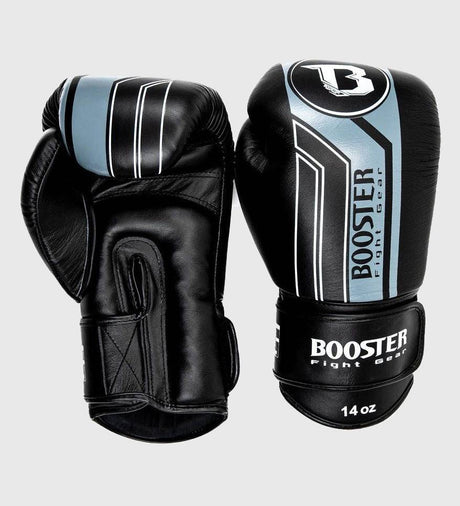 Booster Boxhandschuhe V9 - Schwarz/Grau - The Fight Company Deutschland