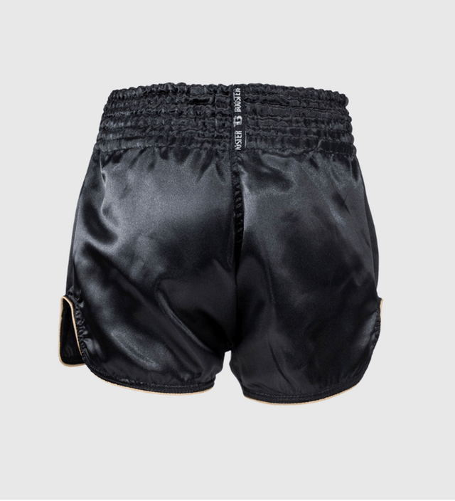 Booster Muay Thai Shorts Slugger - Schwarz/Gold - The Fight Company Deutschland