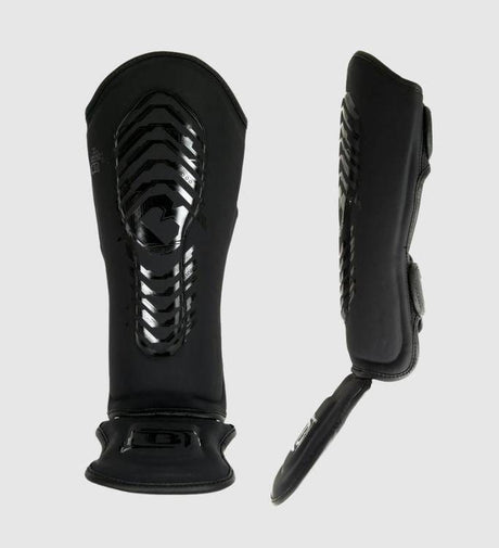 Booster Schienbeinschoner Elite V2 Kids - Schwarz/Schwarz - The Fight Company Deutschland