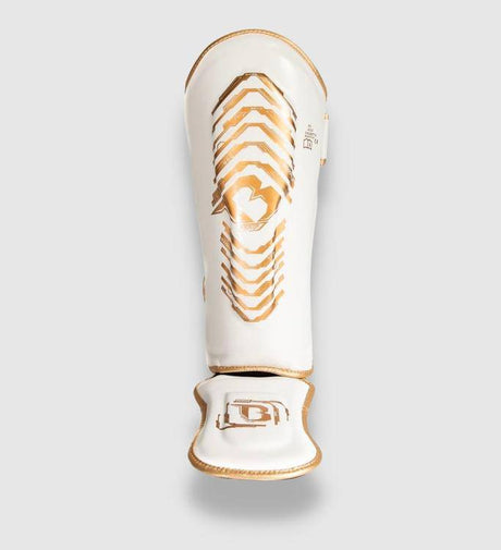 Booster Schienbeinschoner Elite V2 Kids - Weiss/Gold - The Fight Company Deutschland