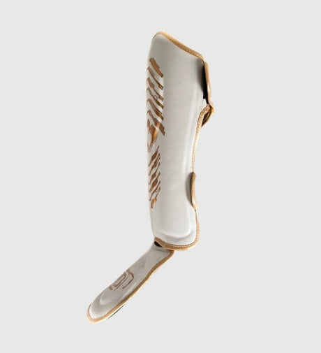 Booster Schienbeinschoner Elite V2 Kids - Weiss/Gold - The Fight Company Deutschland