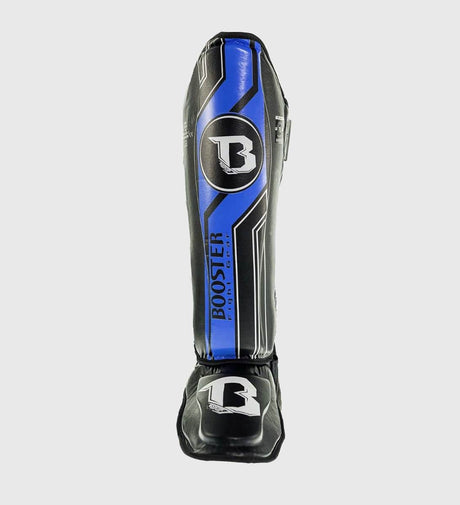 Booster Schienbeinschoner V9 - Schwarz/Blau - The Fight Company Deutschland