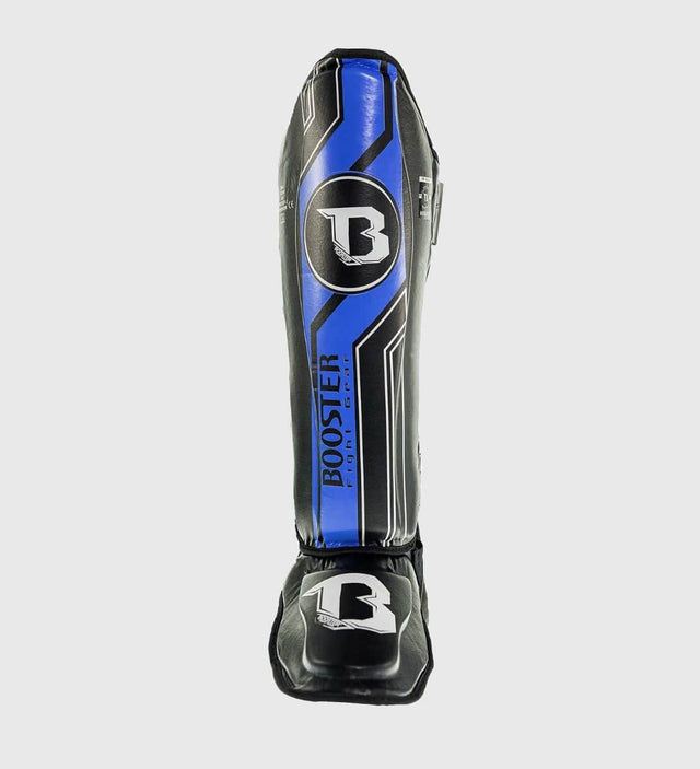 Booster Schienbeinschoner V9 - Schwarz/Blau - The Fight Company Deutschland