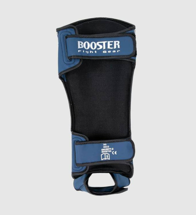 Booster Schienbeinschoner Bangkok - Blau/Silber - The Fight Company Deutschland