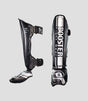 Booster Schienbeinschoner V3 - Schwarz/Silber - The Fight Company Deutschland