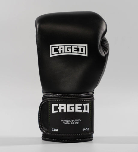 Caged Boxhandschuhe 'X' Series - Schwarz/Weiss - The Fight Company Deutschland
