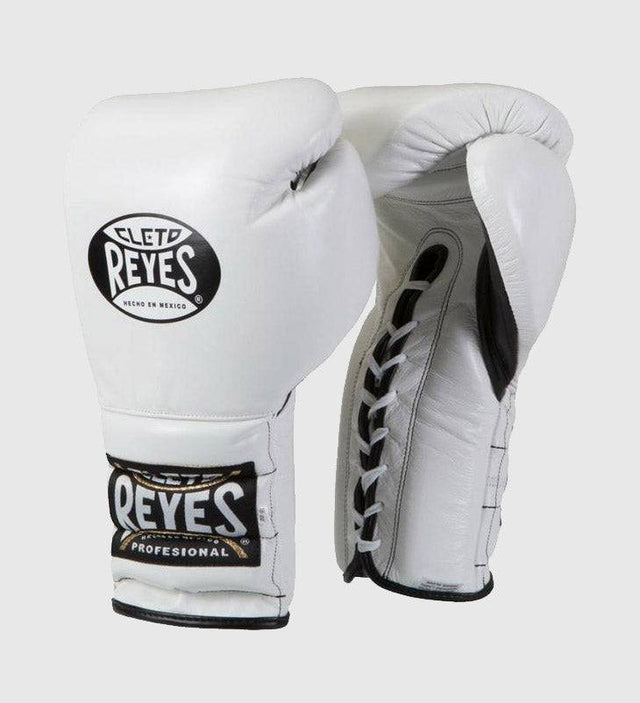 Cleto Reyes Boxhandschuhe Schnürung - Weiss - The Fight Company Deutschland