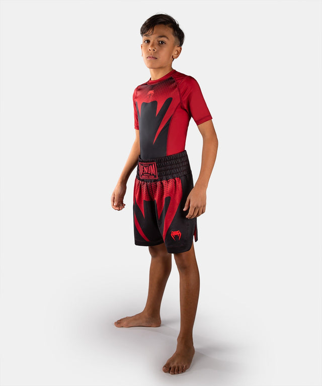 Venum Attack Boxhose Kinder - Schwarz/Rot