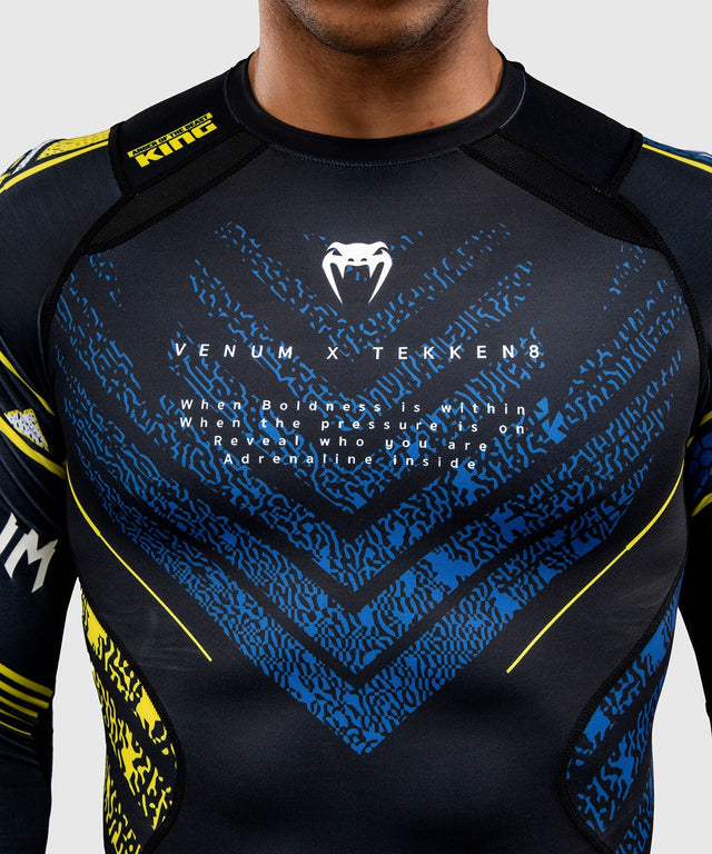 Venum Rashguard TEKKEN 8 King - Schwarz/Gelb - Foto 4
