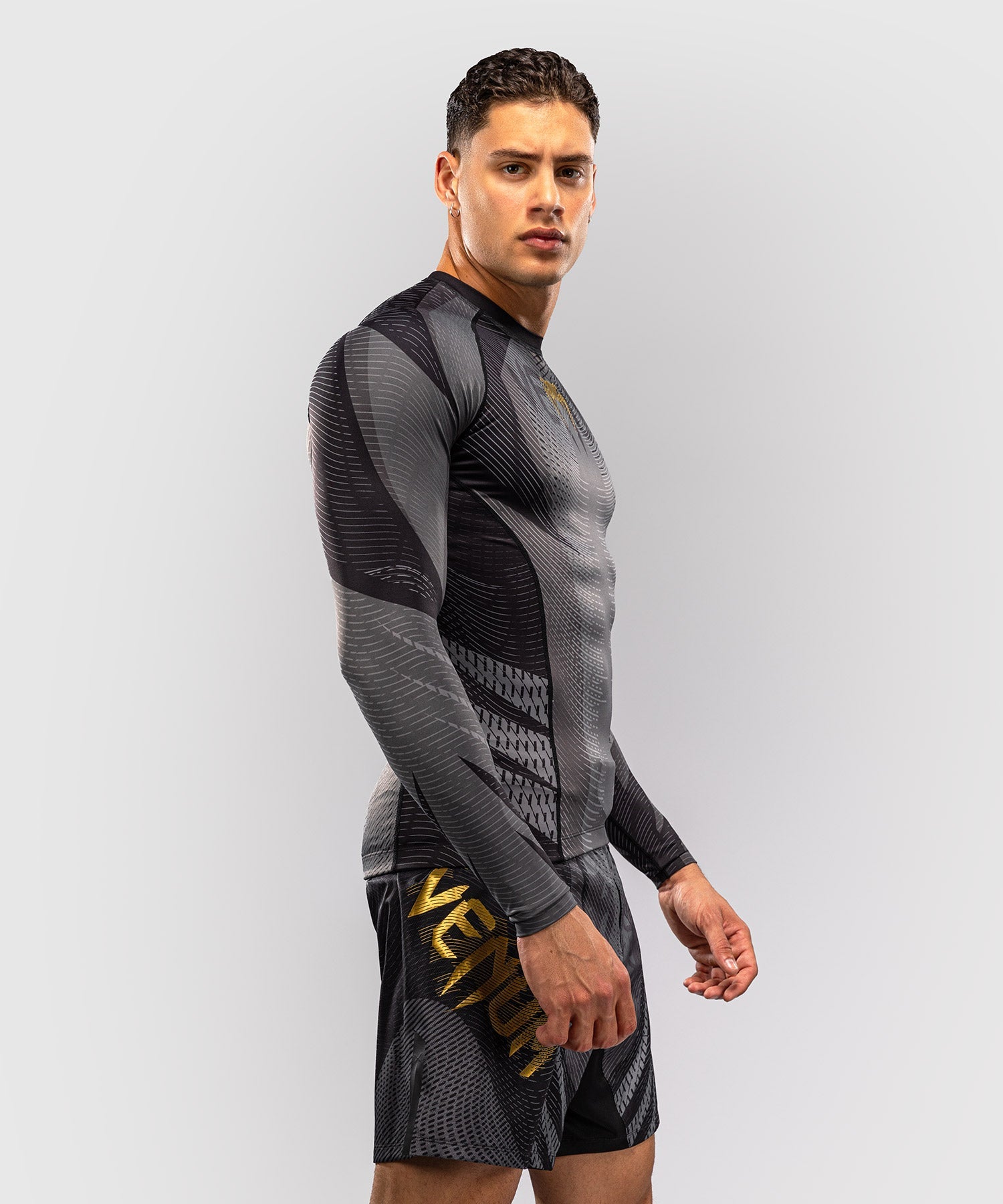 Venum Rashguard Galactic 3.0 Lange Ärmel - Schwarz/Gold