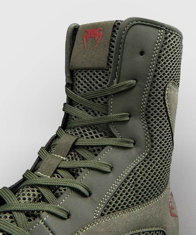 Venum Boxschuhe Contender - Khaki/Rot
