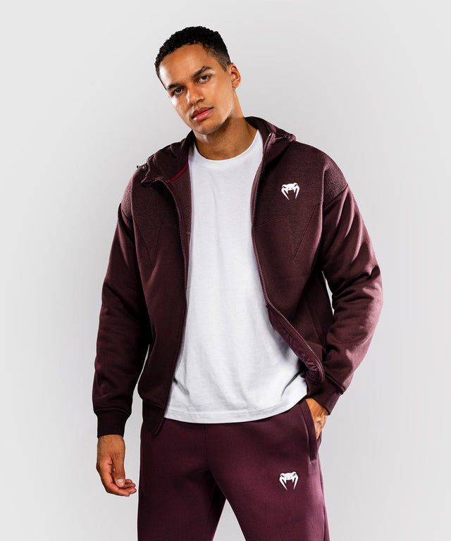 Venum Trainingsjacke Attack Fleece & Weave - Bordeauxrot