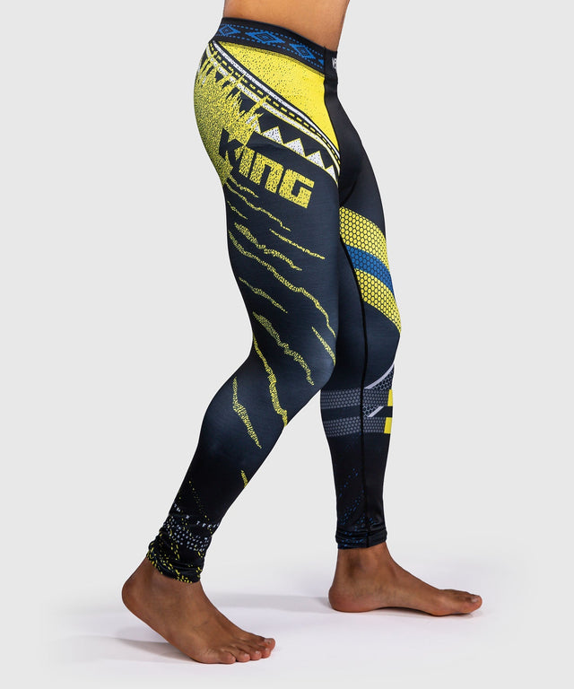 Venum Spats TEKKEN 8 King Schwarz/Gelb