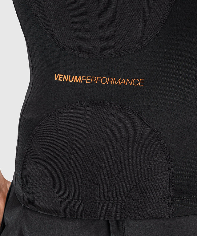 Venum Rashguard G-Fit Revolution Kurzarm - Schwarz/Kupfer